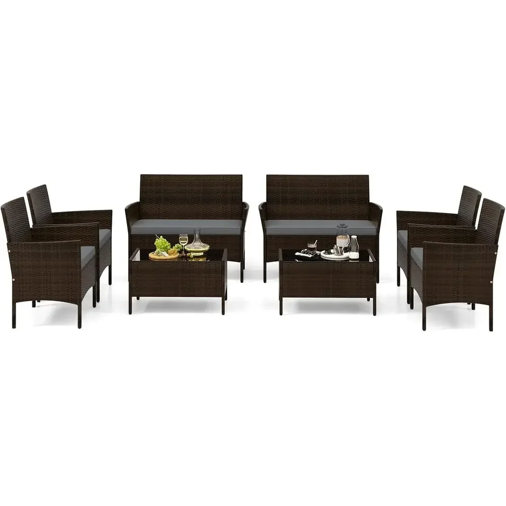 Outdoor Furniture Loveseat - Juego de Muebles de Patio de