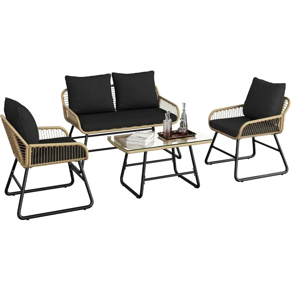 Outdoor Furniture Loveseat - Juego de Muebles de Jardín de
