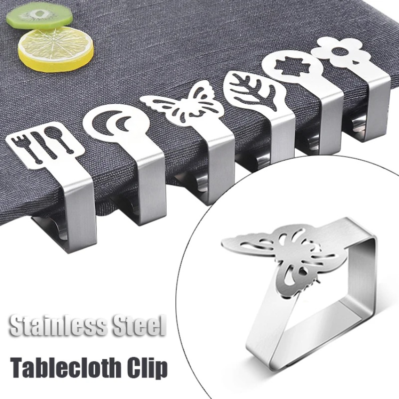 Outdoor Furniture European - 20 piezas Clips para mantel con