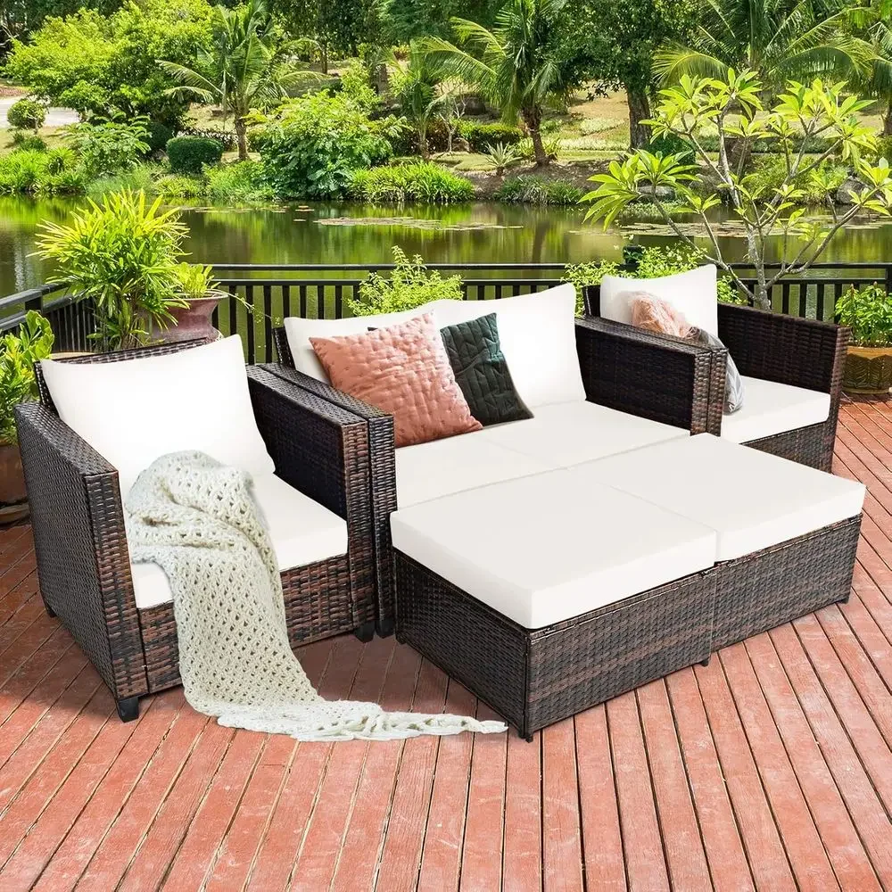 Outdoor Furniture Loveseat - Juego de Muebles de Jardín de