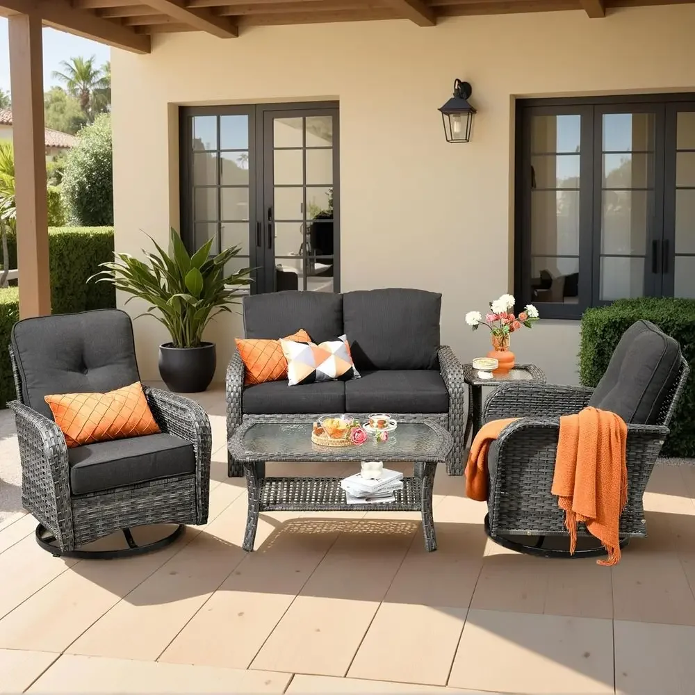 Outdoor Furniture Loveseat - Juego de Muebles de Patio de