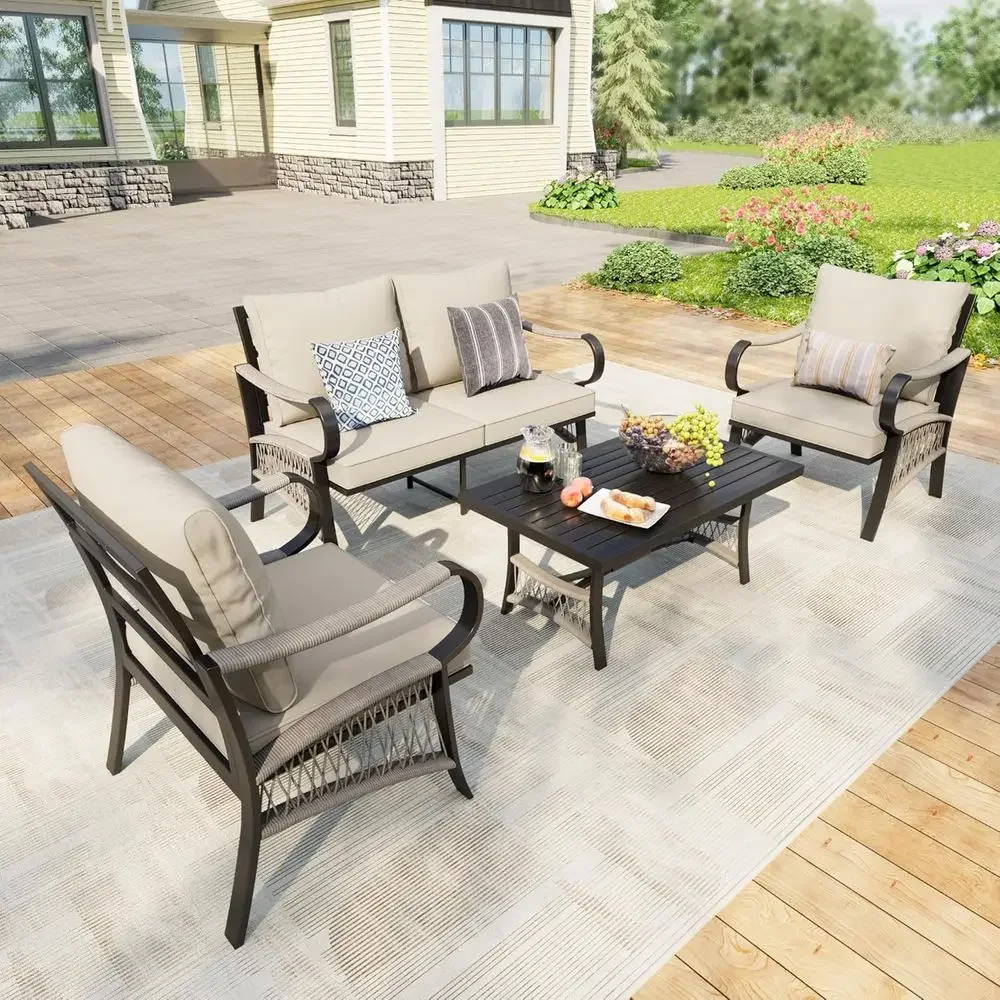 Outdoor Furniture Loveseat - Juego de Muebles de Patio de