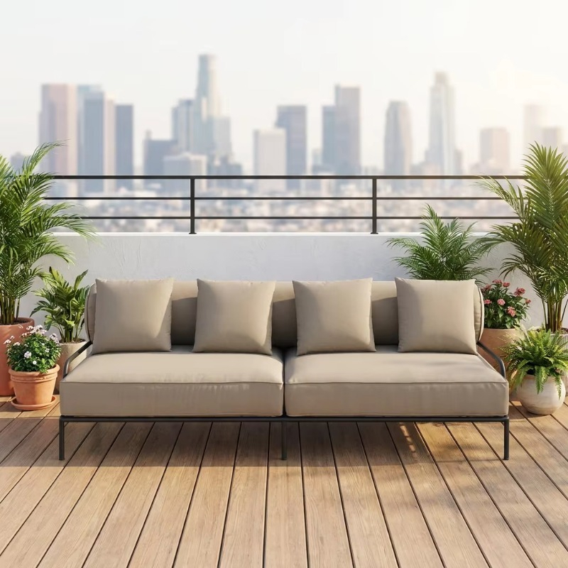 Outdoor Furniture Quick Dry - Sofá de exterior de acero inoxidable