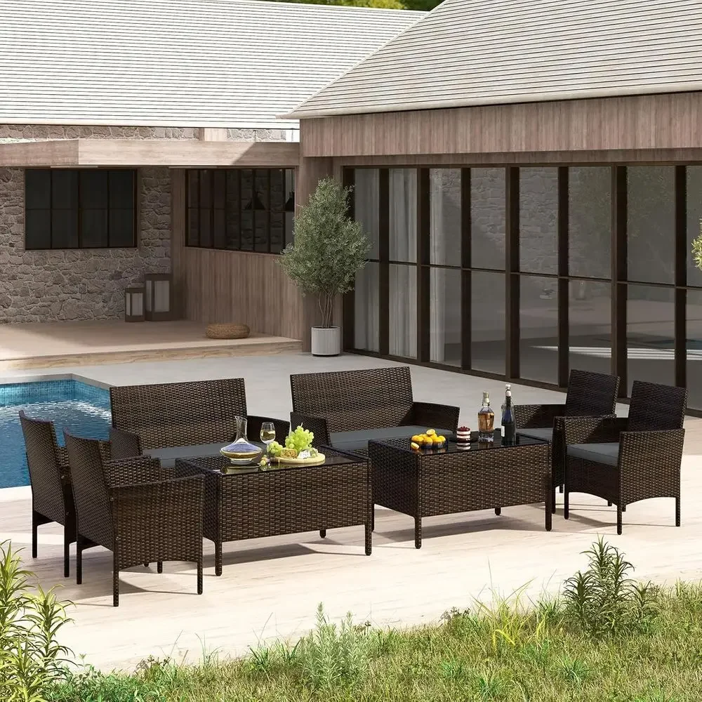 Juego de Muebles de Patio de R - Outdoor Furniture Loveseat reseña y precio