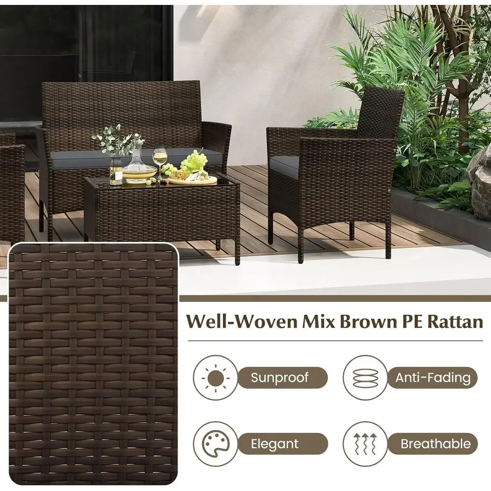 Juego de Muebles de Patio de R - Outdoor Furniture Loveseat reseña y precio