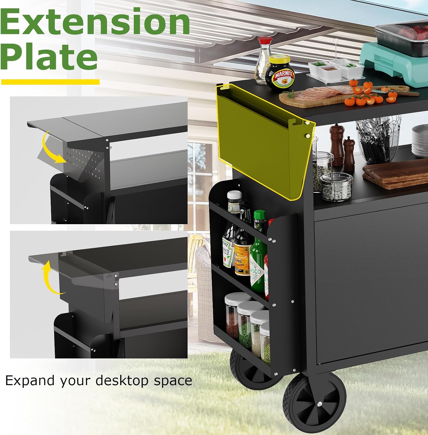 Carrito de parrilla para exter - Outdoor Furniture European reseña y precio