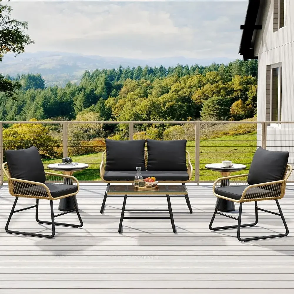 Juego de Muebles de Jardín de  - Outdoor Furniture Loveseat reseña y precio