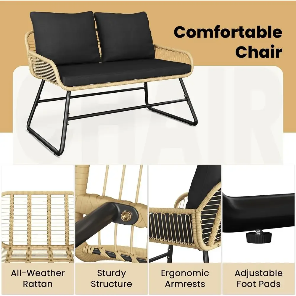 Juego de Muebles de Jardín de  - Outdoor Furniture Loveseat reseña y precio