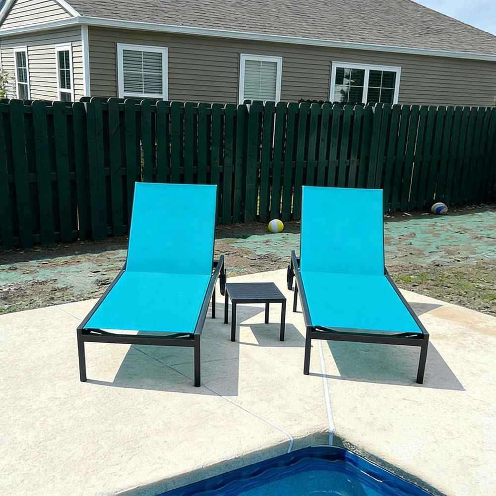 Conjunto con Ruedas y Mesa, Az - Outdoor Furniture Quick Dry reseña y precio