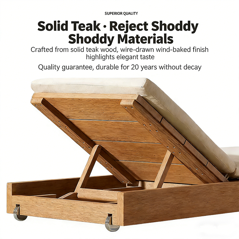 Tumbona de Madera de Teca para - Outdoor Furniture Quick Dry reseña y precio