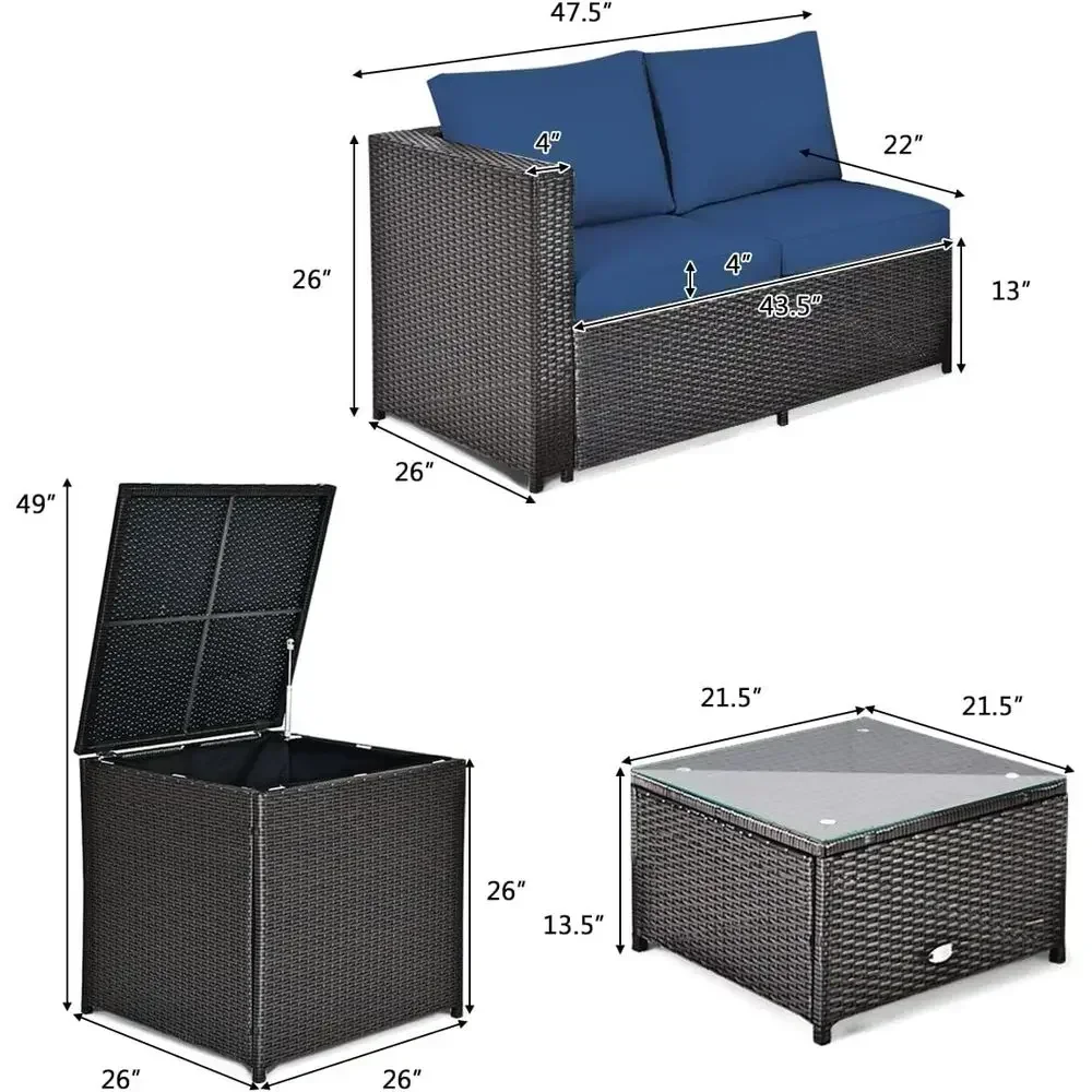 Juego de Muebles de Patio Resi - Outdoor Furniture Loveseat reseña y precio