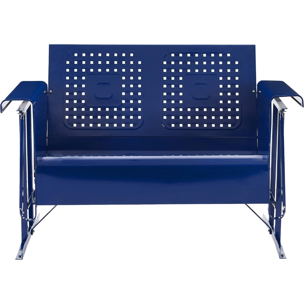 Bates Retro Metal Outdoor Love - Outdoor Furniture Loveseat reseña y precio