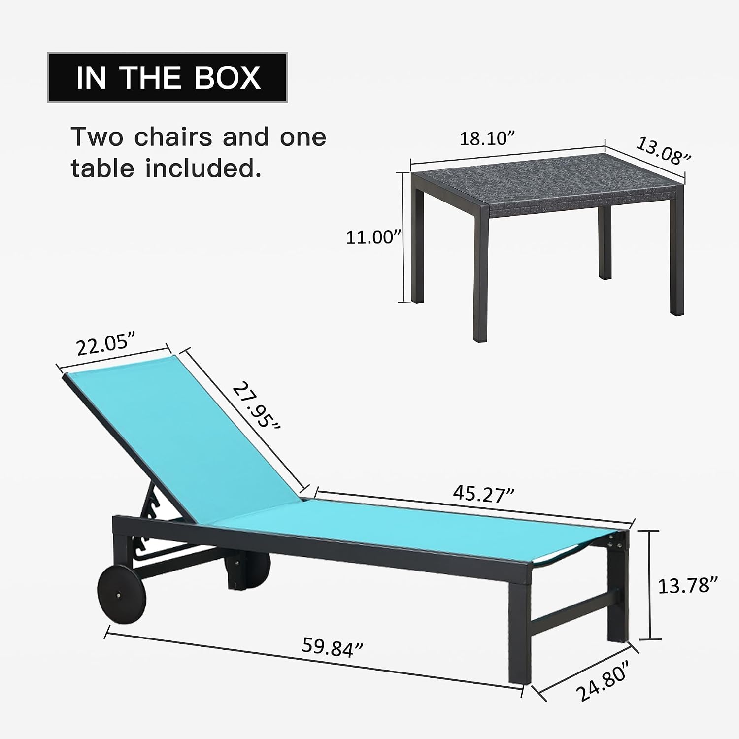 Tumbona para piscina con rueda - Outdoor Furniture Quick Dry reseña y precio