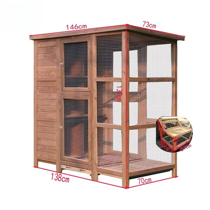 Jaula de Madera Grande para Pá - Outdoor Furniture Easy To Clean reseña y precio