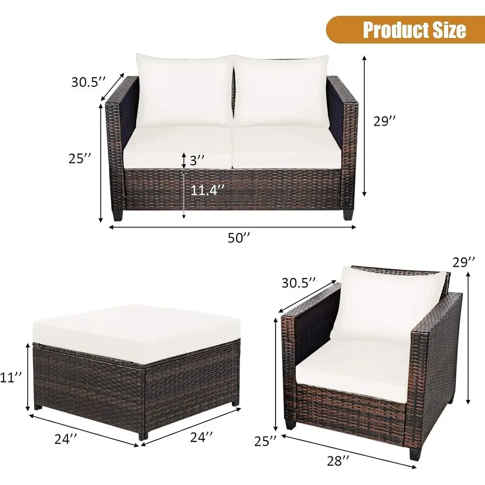 Juego de Muebles de Jardín de  - Outdoor Furniture Loveseat reseña y precio