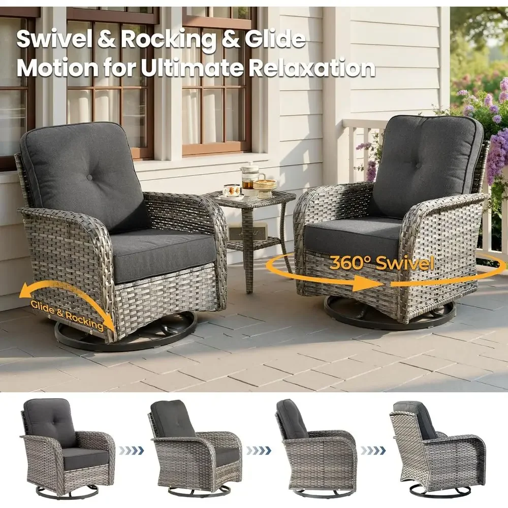 Juego de Muebles de Patio de 5 - Outdoor Furniture Loveseat reseña y precio