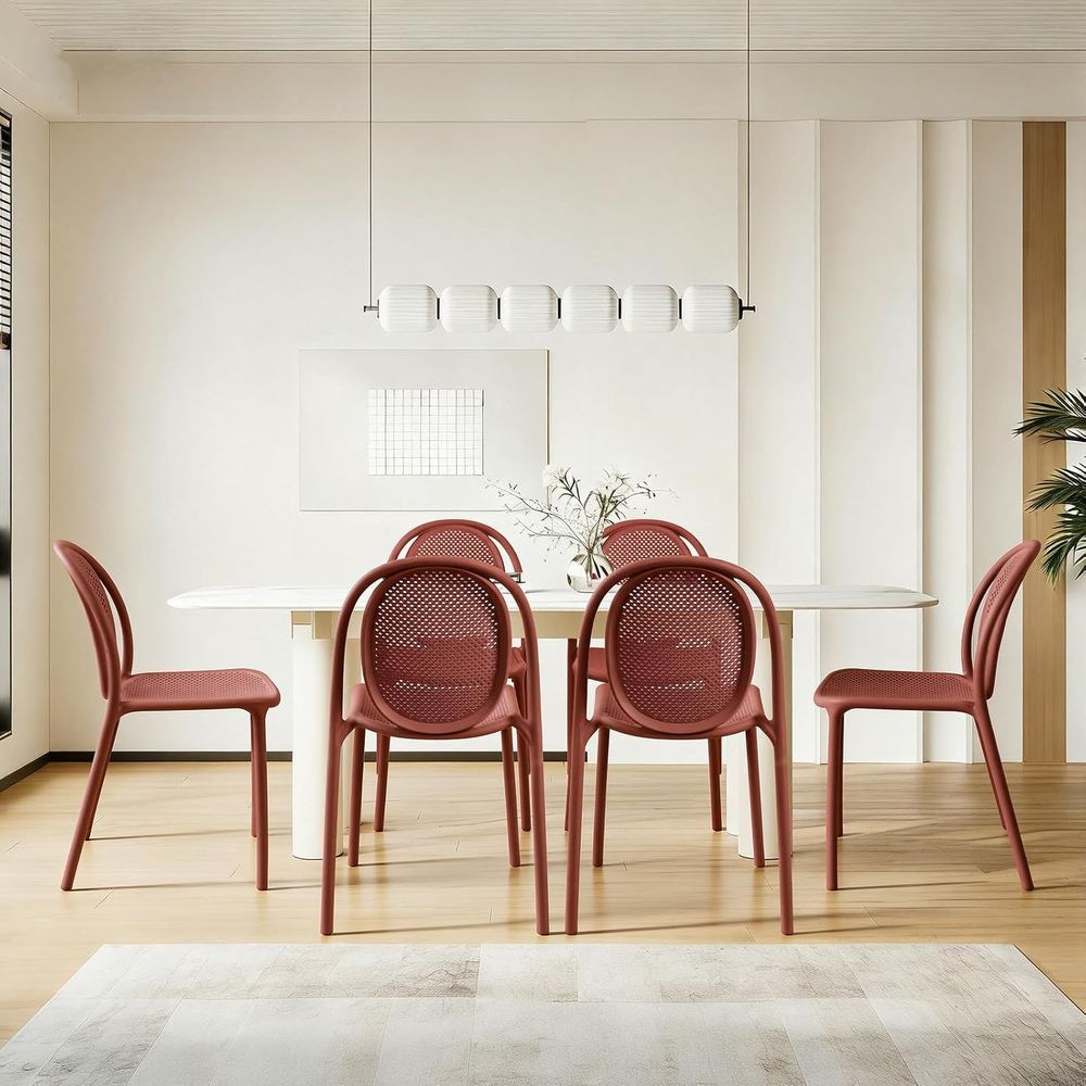 Juego de 6 Sillas de Comedor A - Outdoor Furniture Easy To Clean reseña y precio