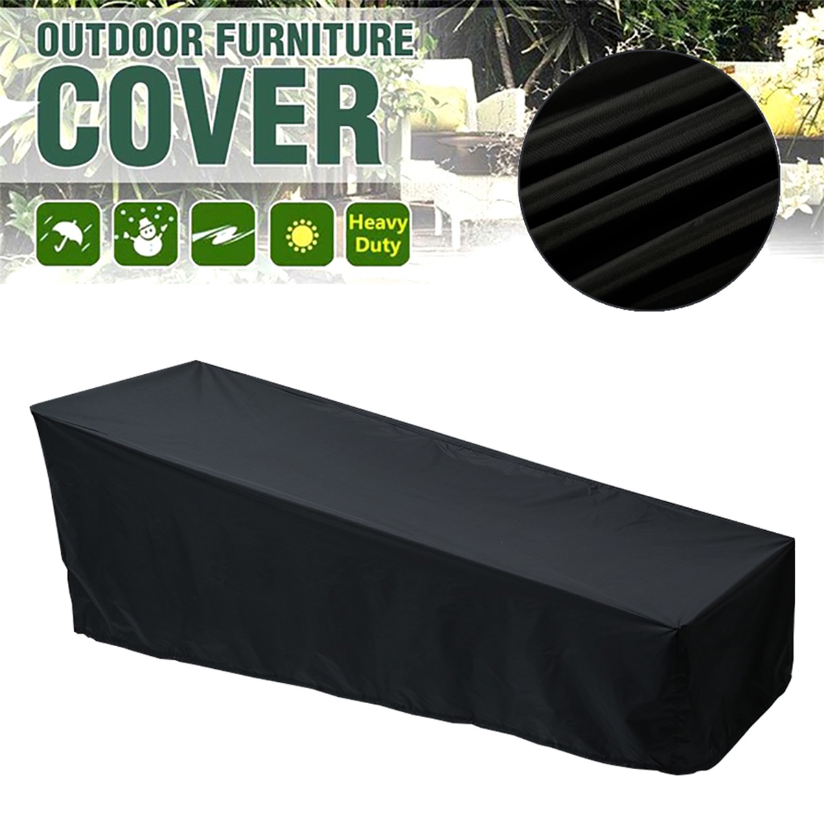 Cubierta para tumbona de jardí - Outdoor Furniture Manufacturer reseña y precio