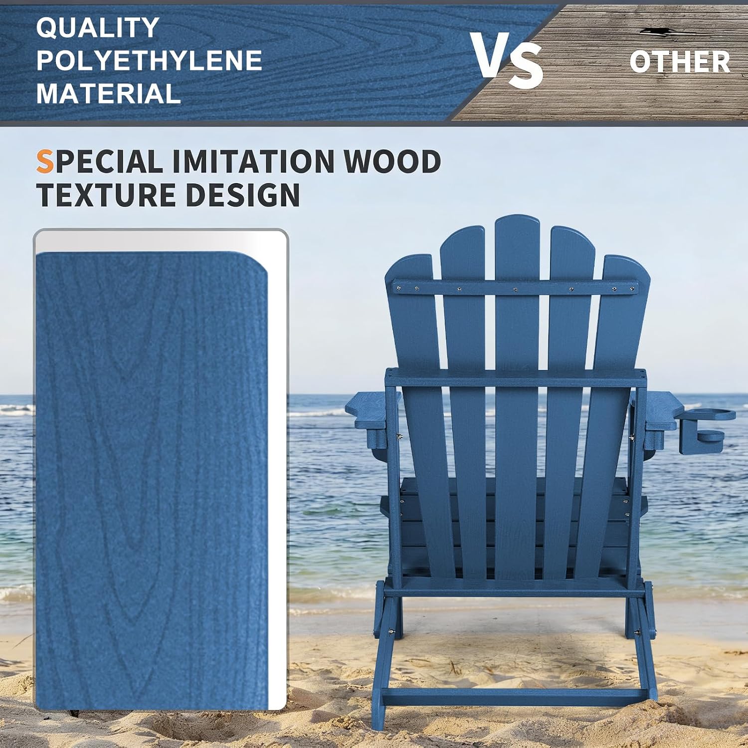 Silla Adirondack Plegable de G - Outdoor Furniture Easy To Clean reseña y precio