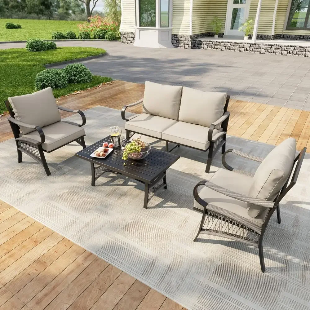 Juego de Muebles de Patio de M - Outdoor Furniture Loveseat reseña y precio