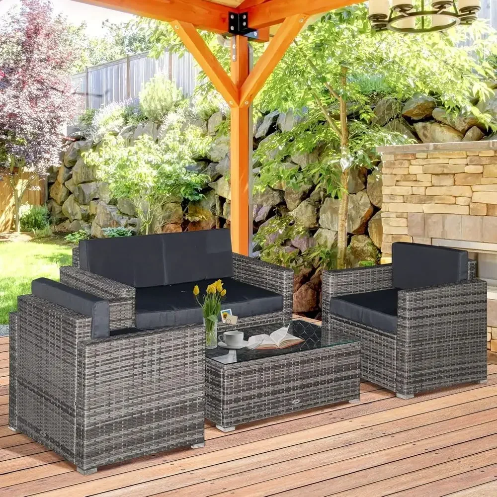 Juego de muebles seccionales d - Outdoor Furniture Loveseat reseña y precio
