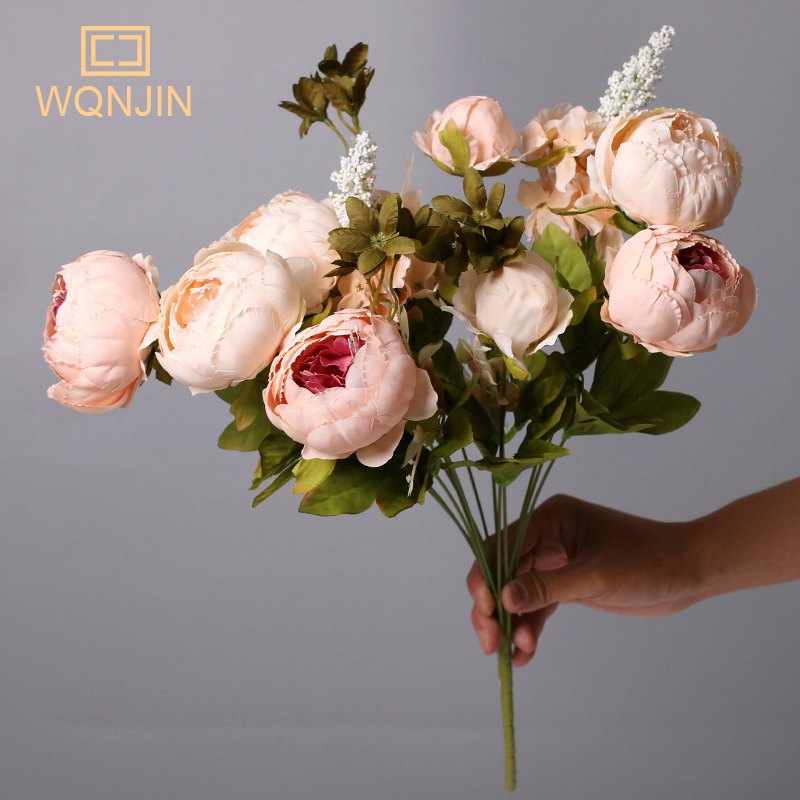 WQNJIN 13 cabezas de flores ar - Outdoor Furniture Vintage reseña y precio