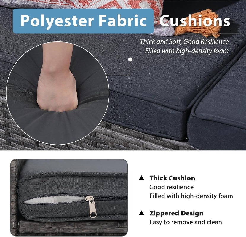 Conjunto de Muebles de Patio J - Outdoor Furniture Loveseat reseña y precio