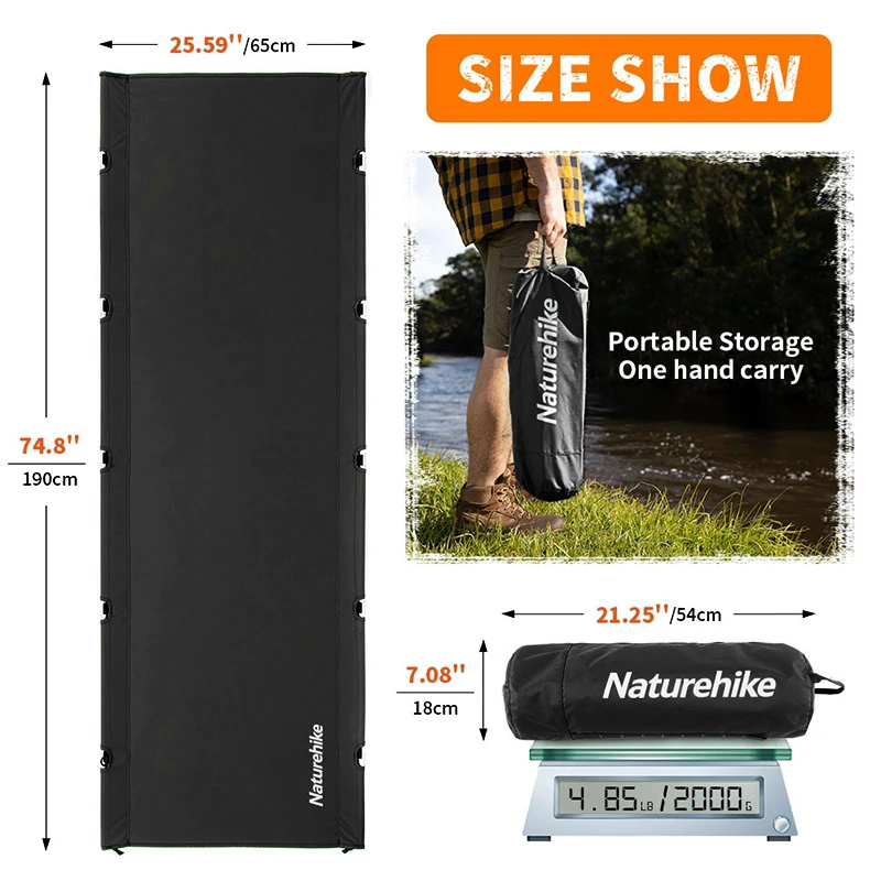 Cama Plegable para Camping Nat - Camping Cot Foldable reseña y precio