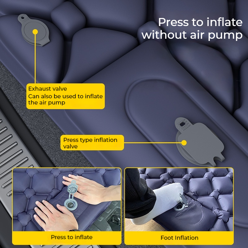 Cama inflable automática de al - Camping Cot Foldable reseña y precio